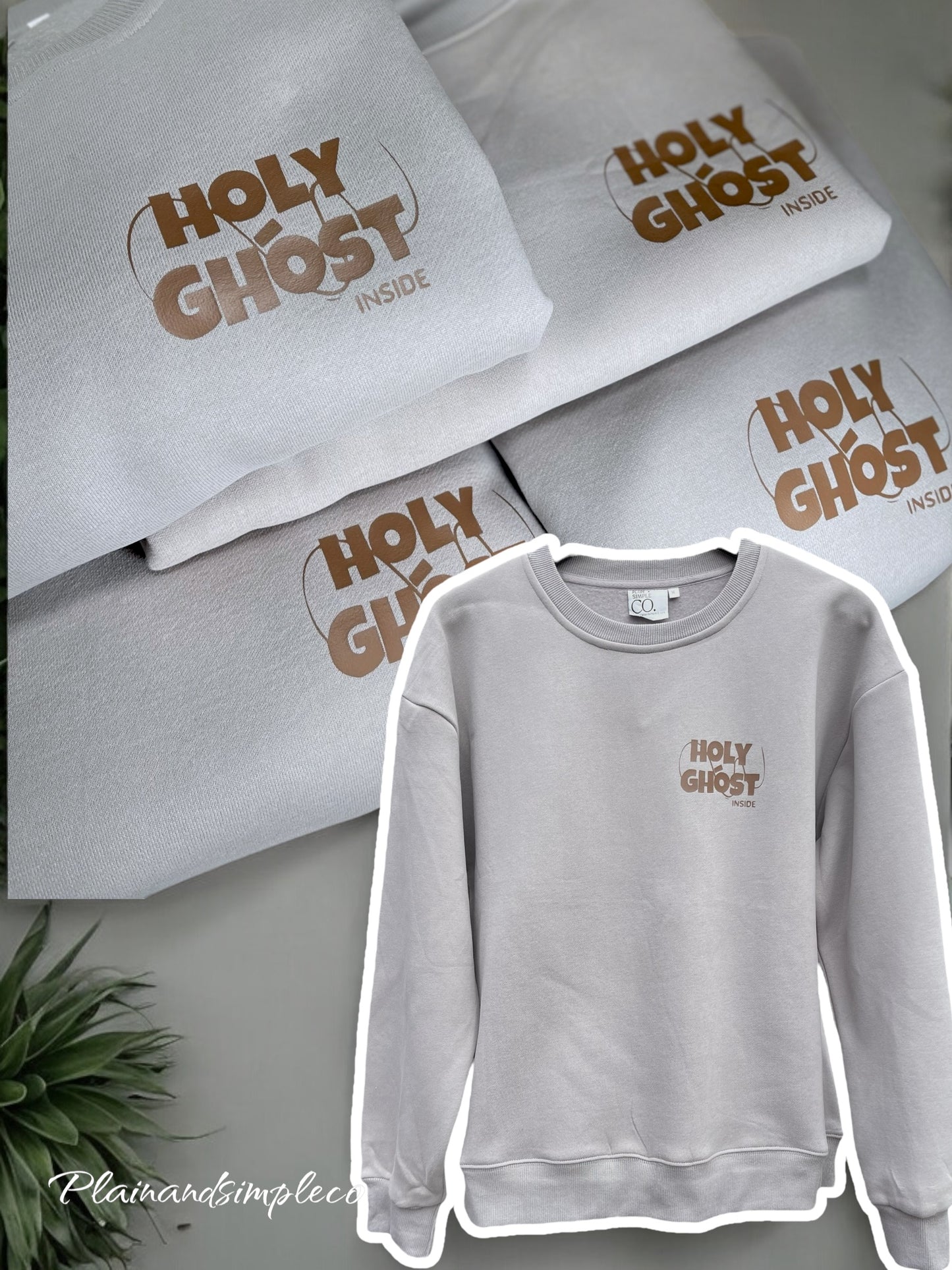 Holy Ghost Inside Unisex Crewneck