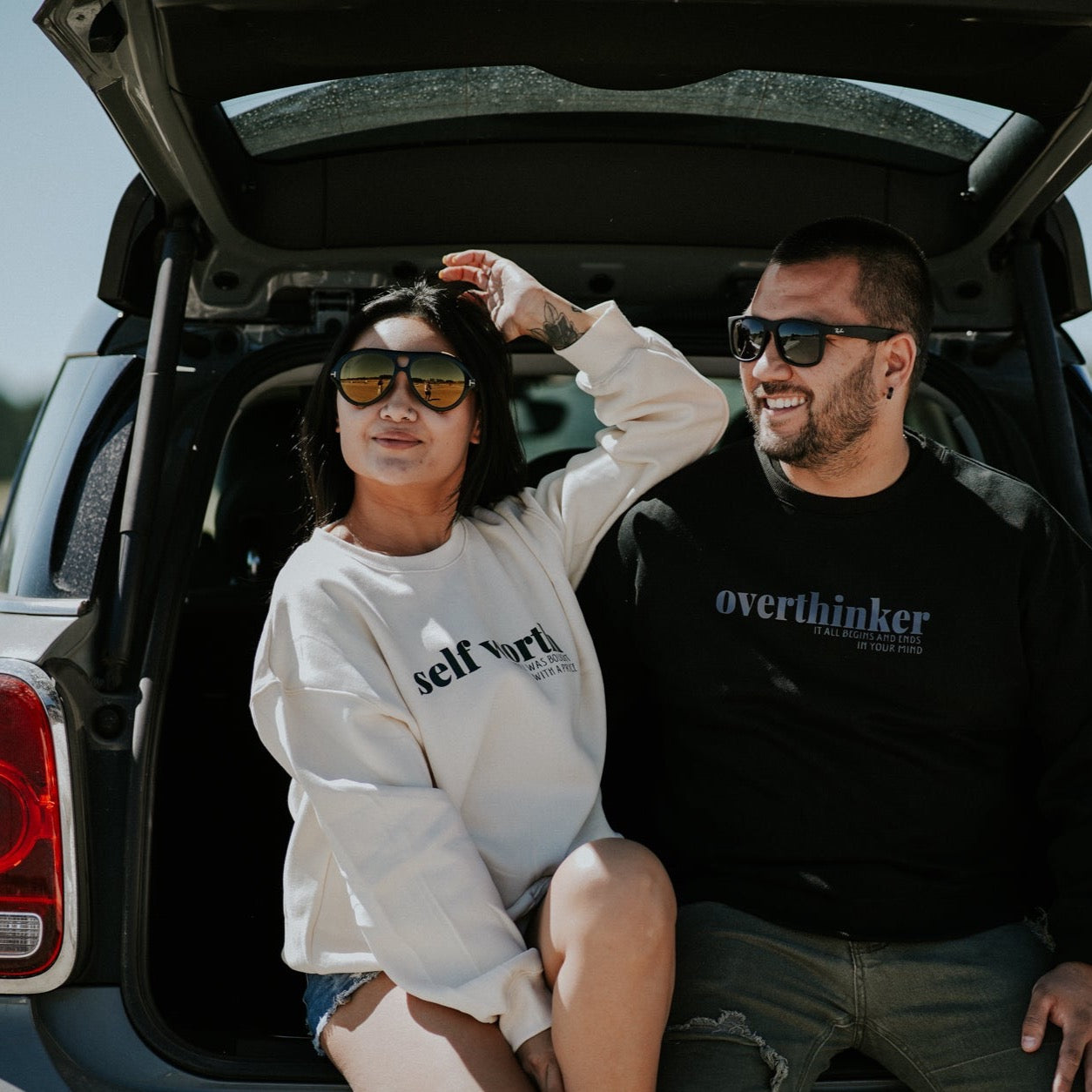 SELF WORTH Unisex Crewneck - Plain + Simple Co.