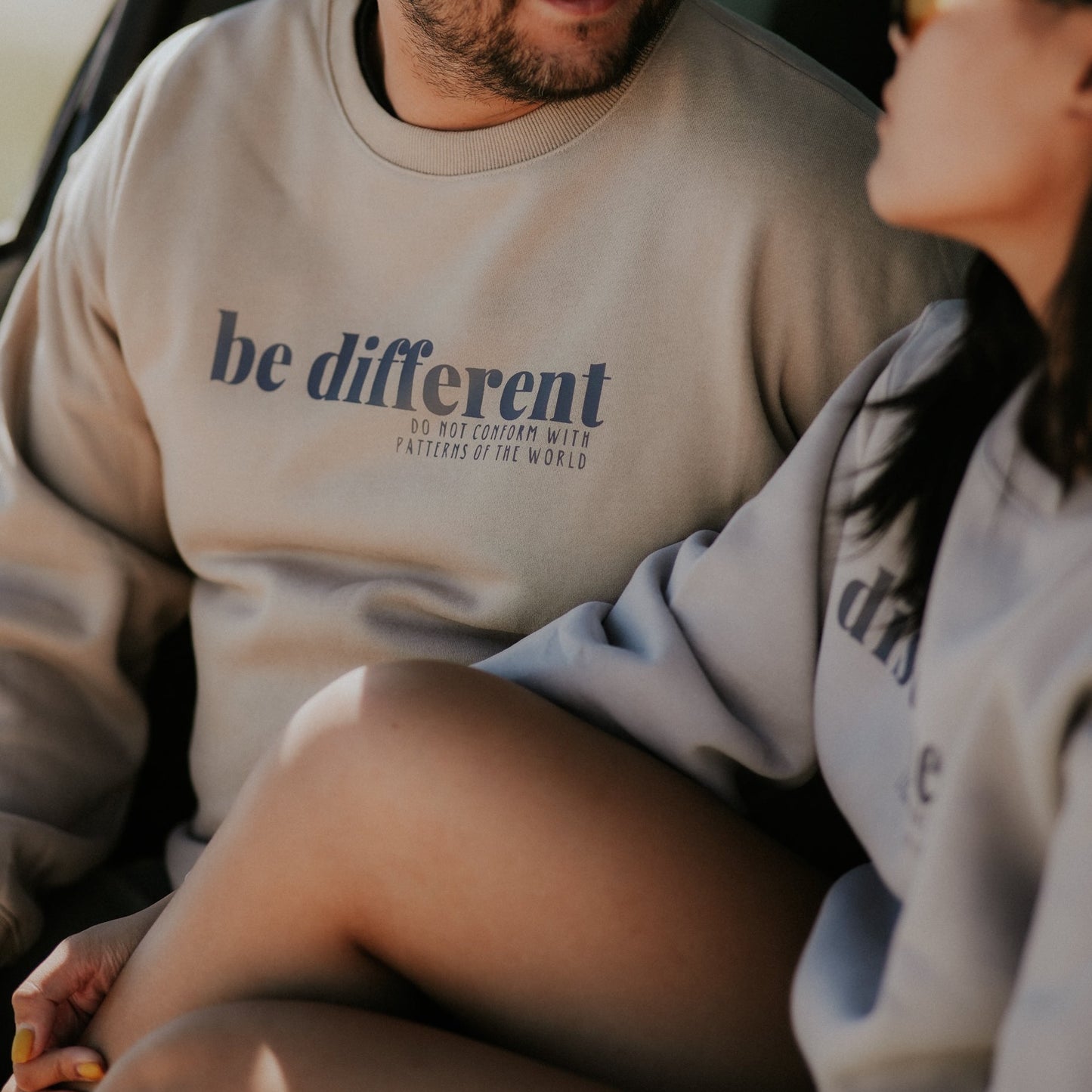 BE DIFFERENT Unisex Crewneck - Plain + Simple Co.
