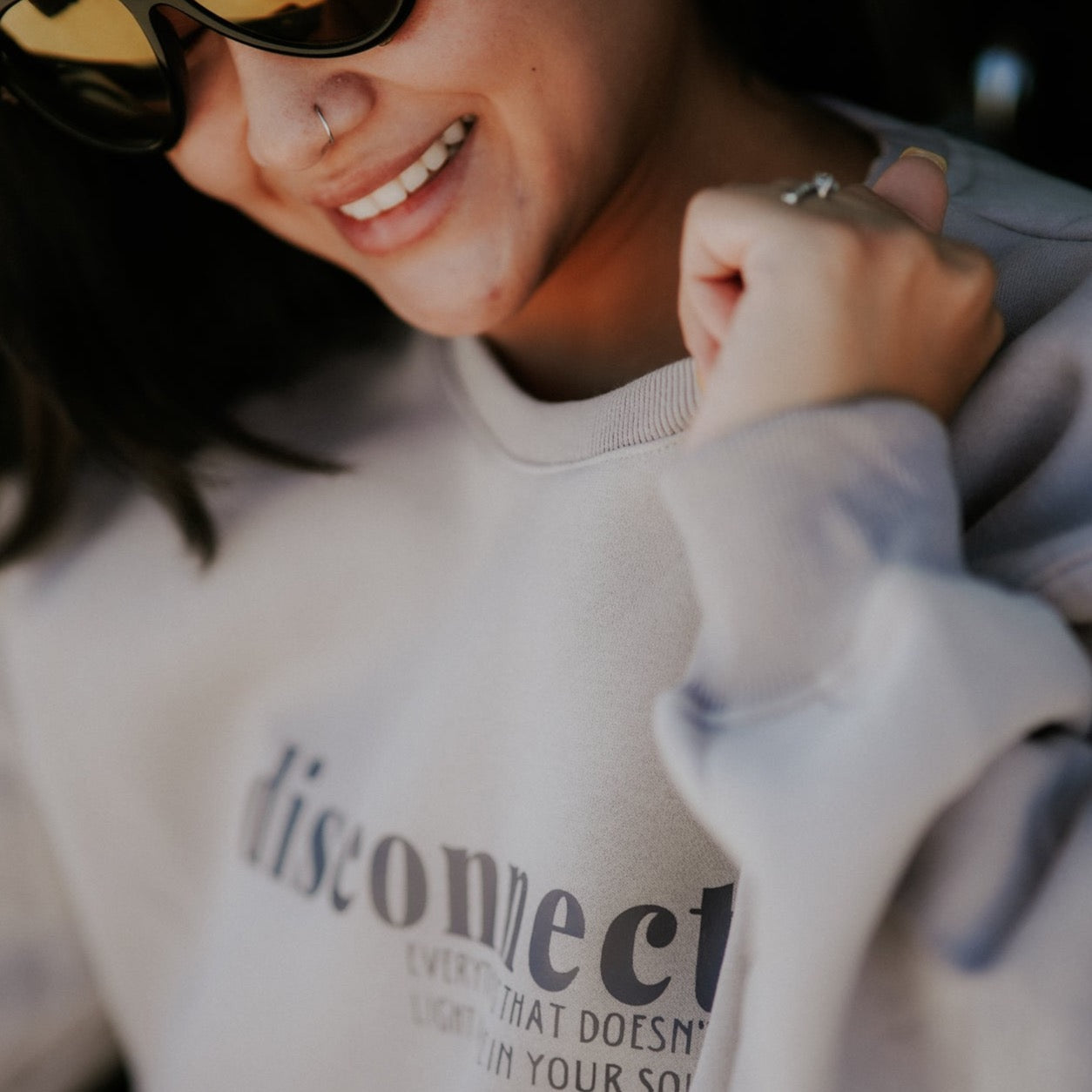 DISCONNECT Unisex Crewneck - Plain + Simple Co.