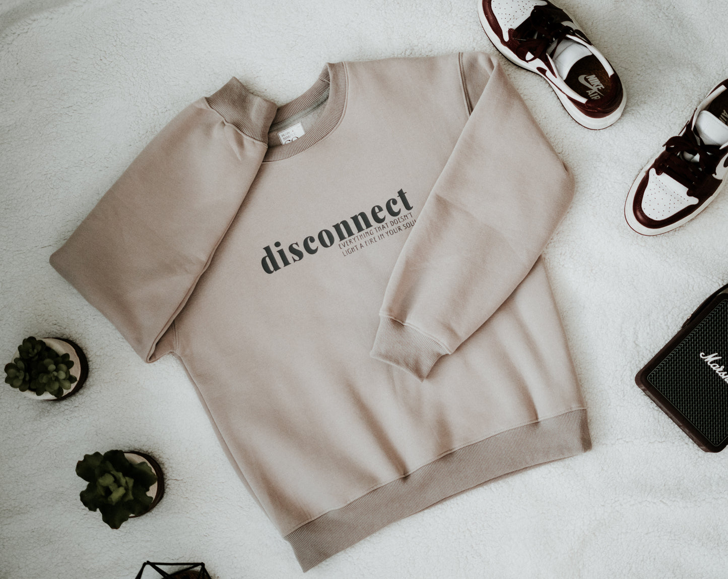 DISCONNECT Unisex Crewneck - Plain + Simple Co.