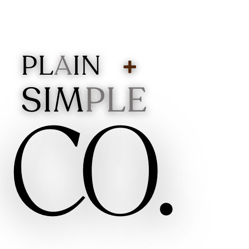 Plain and simple co. Plain + Simple Co. plainandsimple
