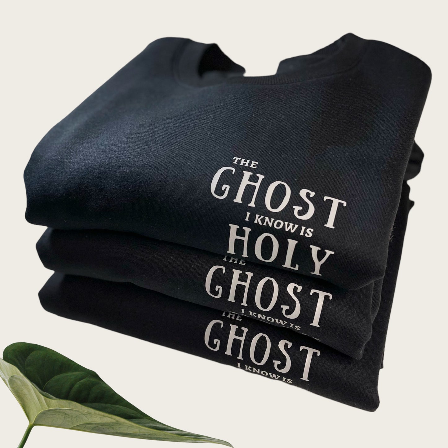 THE GHOST I KNOW IS HOLY Unisex Crewneck - Plain + Simple Co.