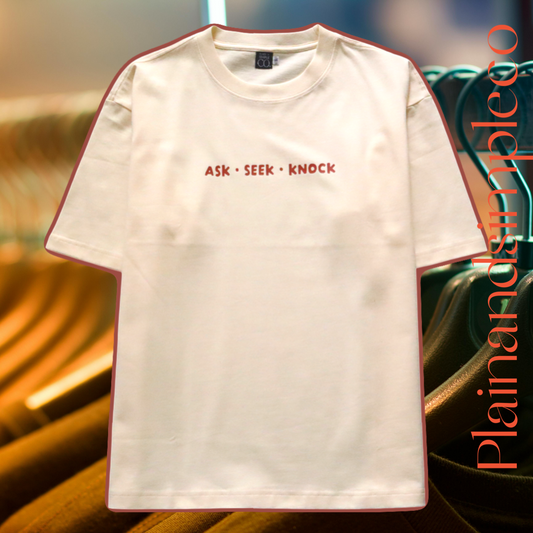 Ask.Seek.Knock Unisex shirt