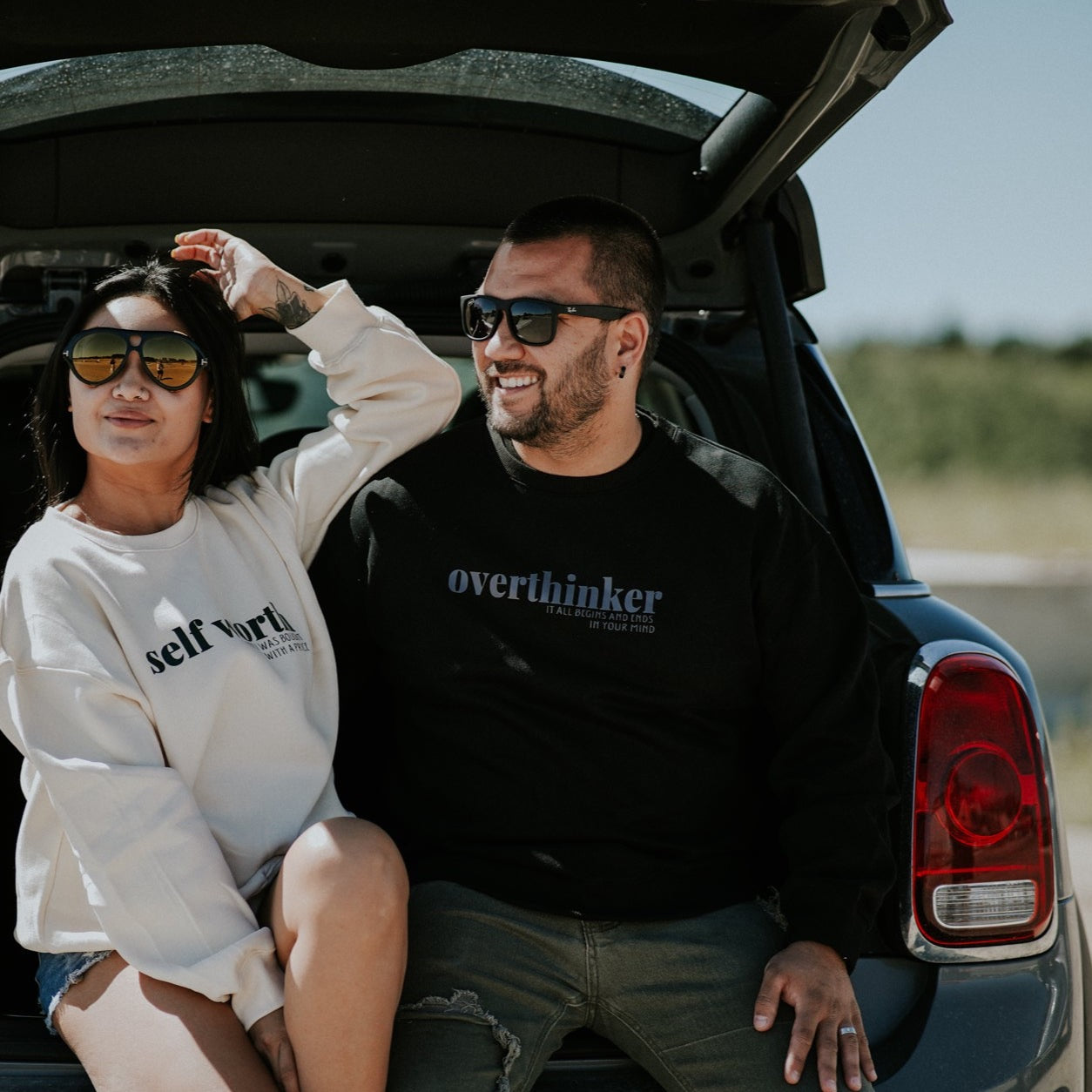 OVERTHINKER   Unisex Crewneck - Plain + Simple Co.