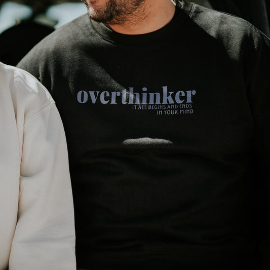 OVERTHINKER   Unisex Crewneck - Plain + Simple Co.