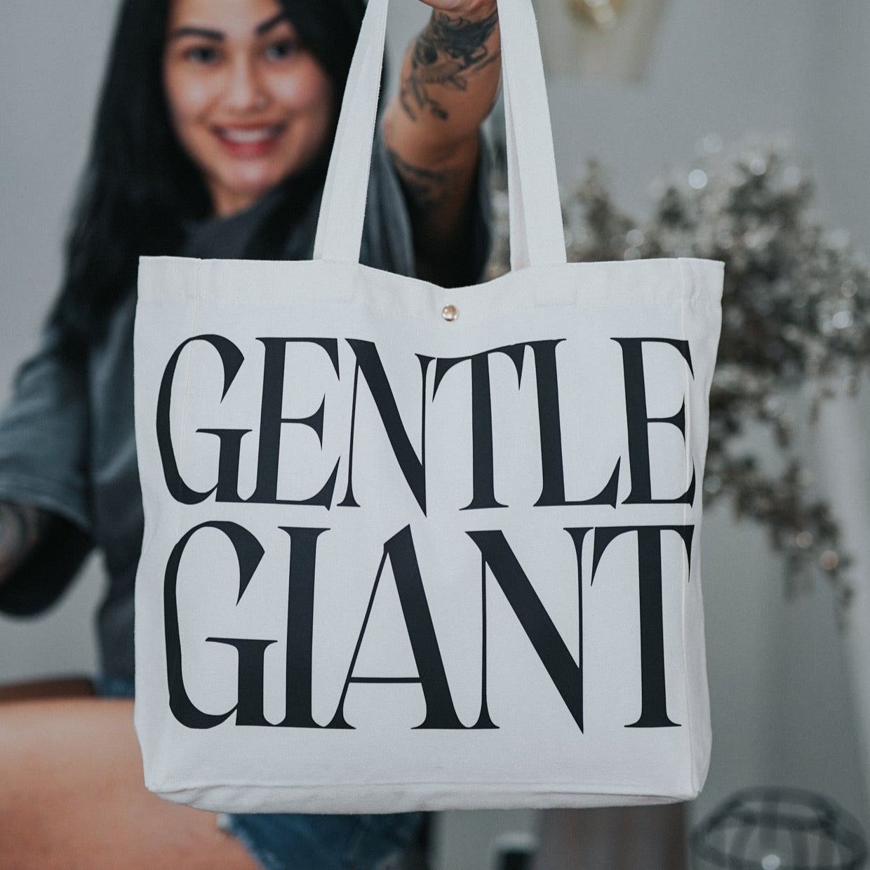 GENTLE GIANT CANVAS TOTE BAG - Plain + Simple Co.