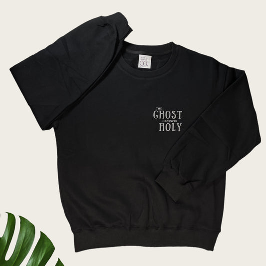 THE GHOST I KNOW IS HOLY Unisex Crewneck - Plain + Simple Co.